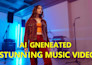 create hyper realistic ai video for music and commerical use
